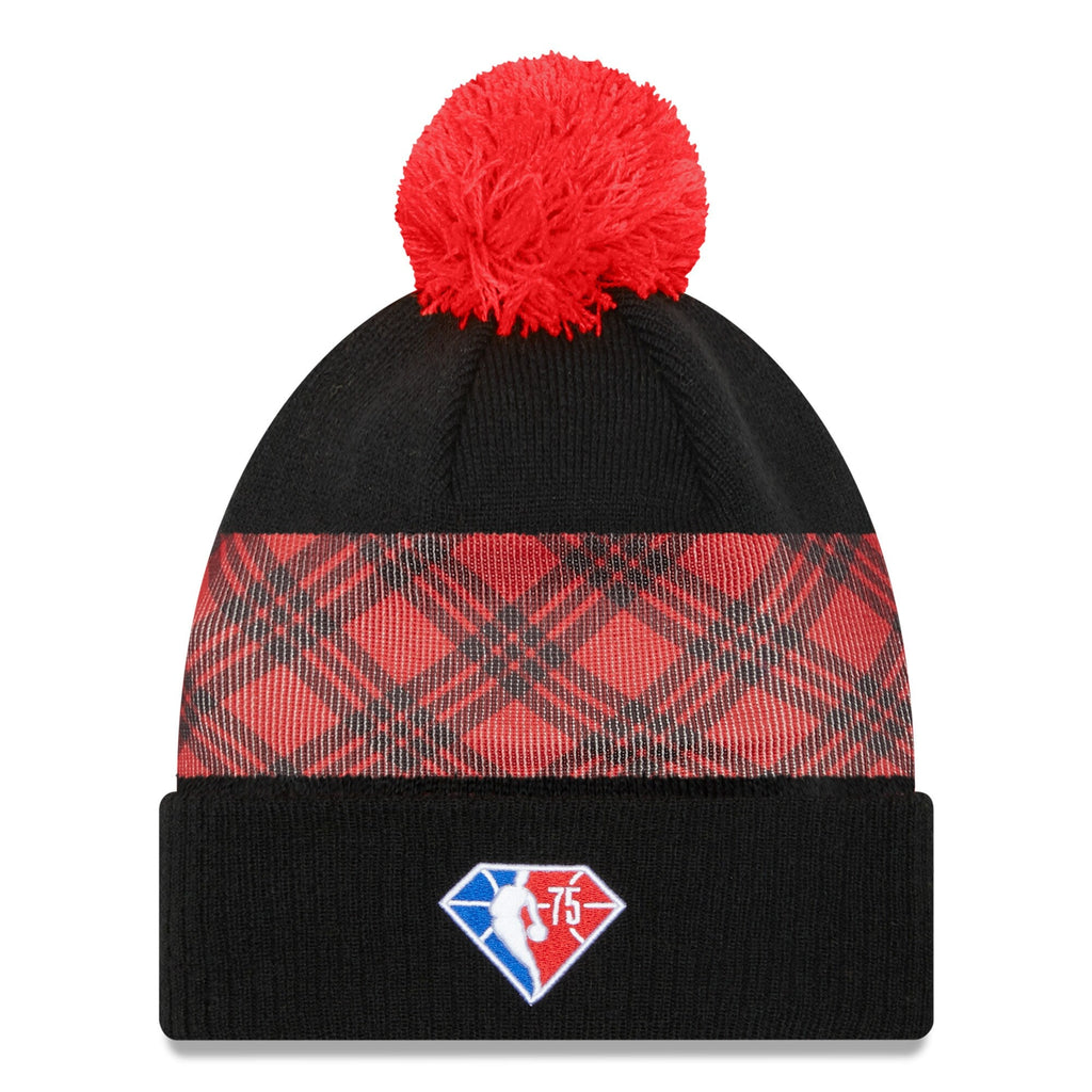 Portland Trail Blazers '21 NBA City Edition New Era Black Cuffed Knit Hat product image 2, provided for visual reference and