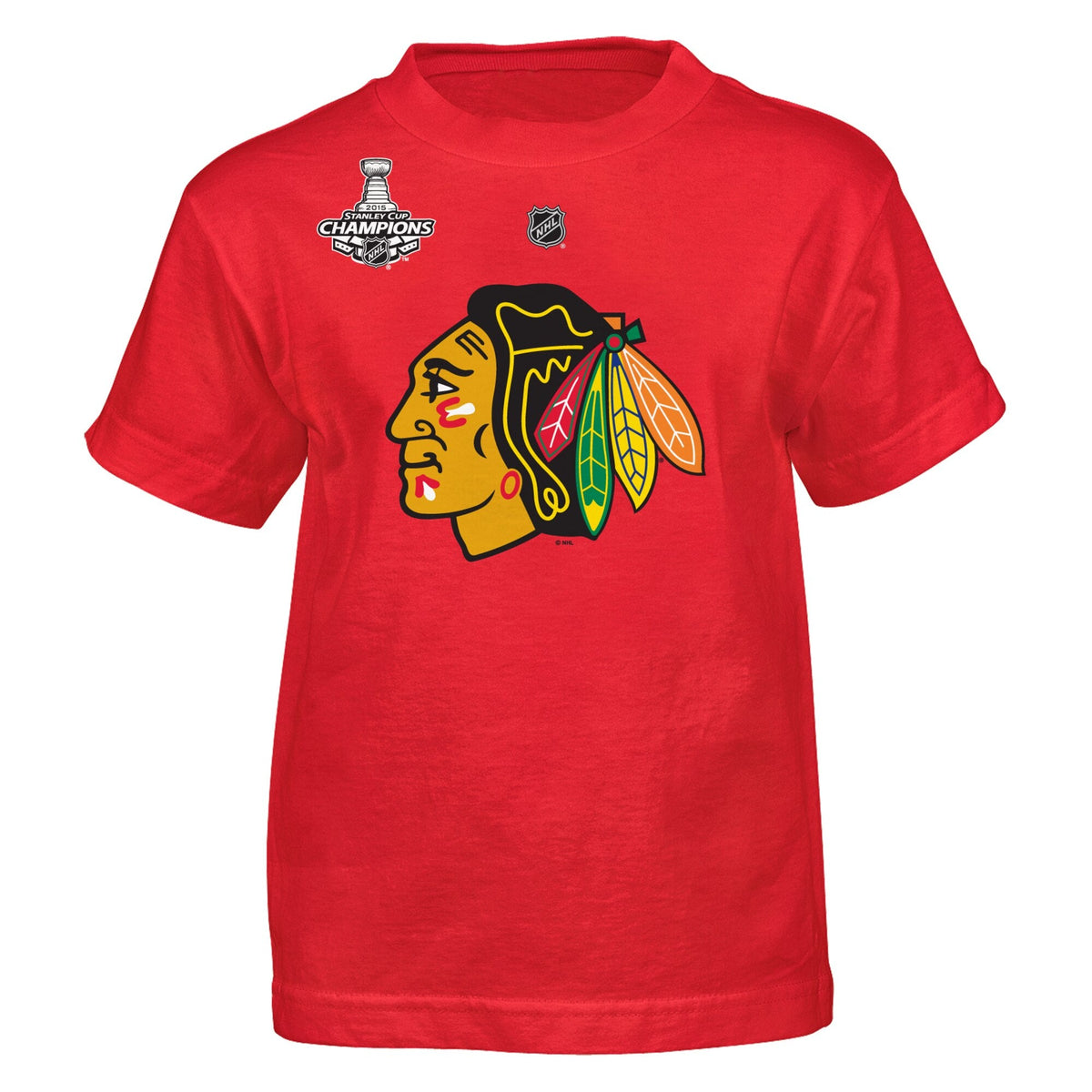 Chicago Blackhawks Patrick Kane 2015 Stanley Cup Champions Name & Number T-Shirt for Men product image 2, provided for