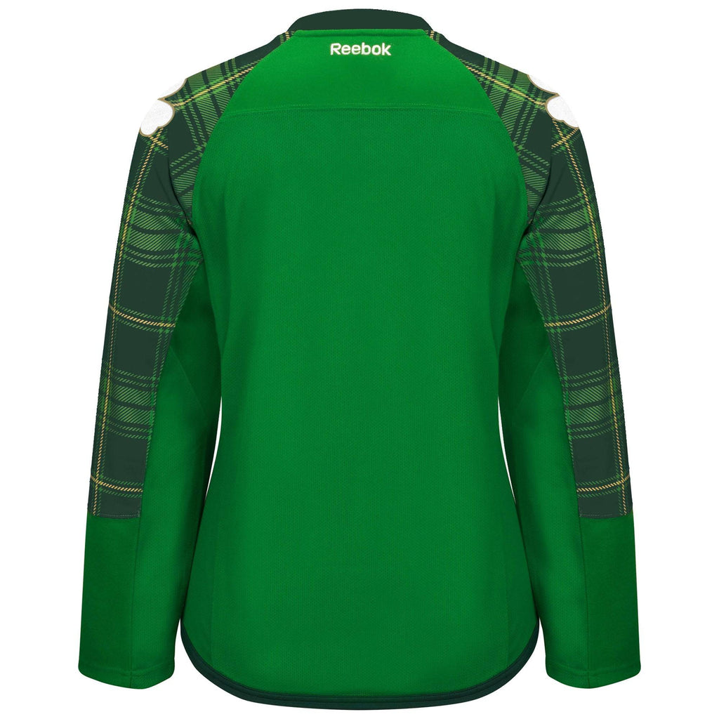 Chicago Blackhawks Tartan Practice St. Patrick's Day Replica Jersey for Women product image 2, provided for visual reference
