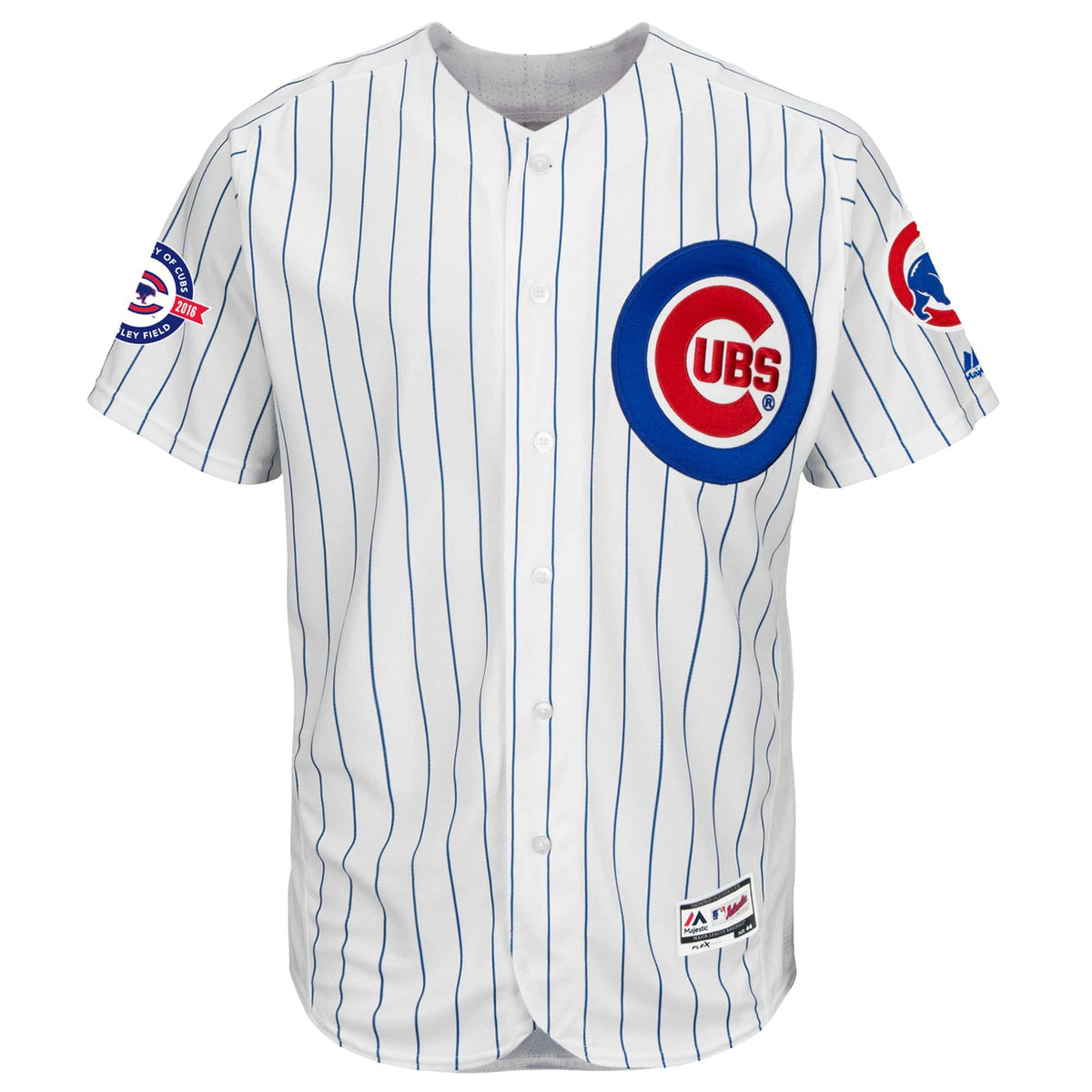 Chicago Cubs Jason Heyward Home Flexbase Authentic Jersey with 100 Years at Wrigley Field Commemorative Patch product image