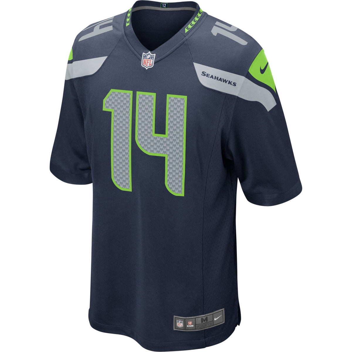 Seattle Seahawks DK Metcalf Nike Navy Game Player Jersey for Men product image 2, provided for visual reference and product