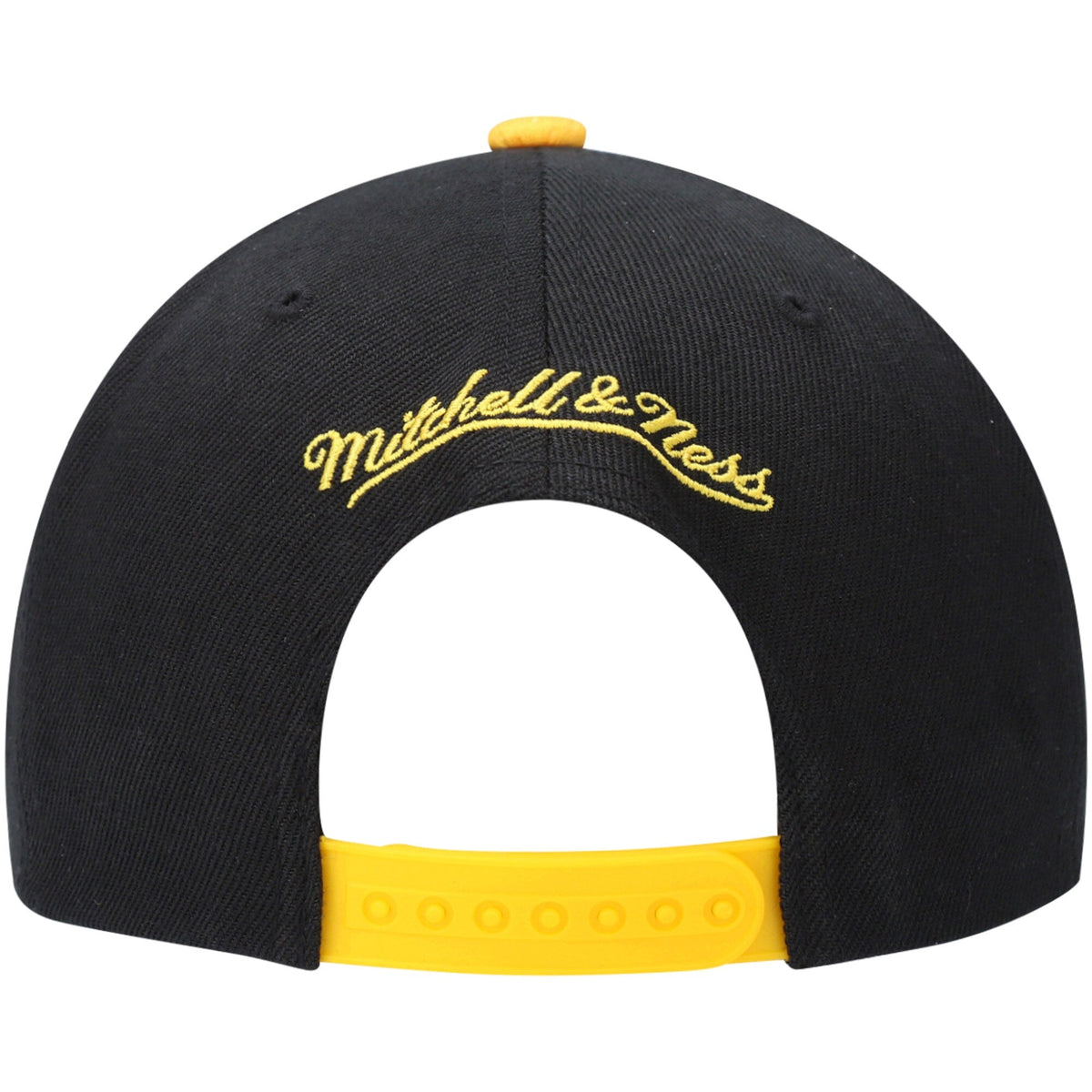 Mitchell & Ness Black/Gold Los Angeles Lakers Hardwood Classics Snapshot Adjustable Snapback Hat for Men product image 3,