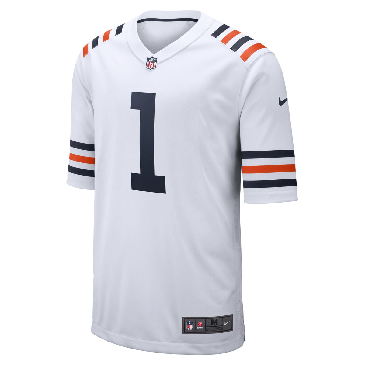 Chicago Bears Justin Fields Nike White Alternate Game Jersey for Men product image 2, provided for visual reference and