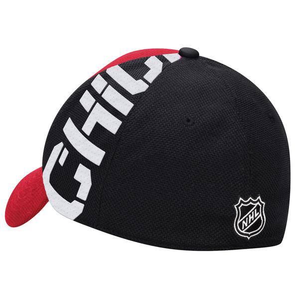 Chicago Blackhawks Youth Draft Structured Flex Fit Hat By Reebok product image 2, provided for visual reference and product
