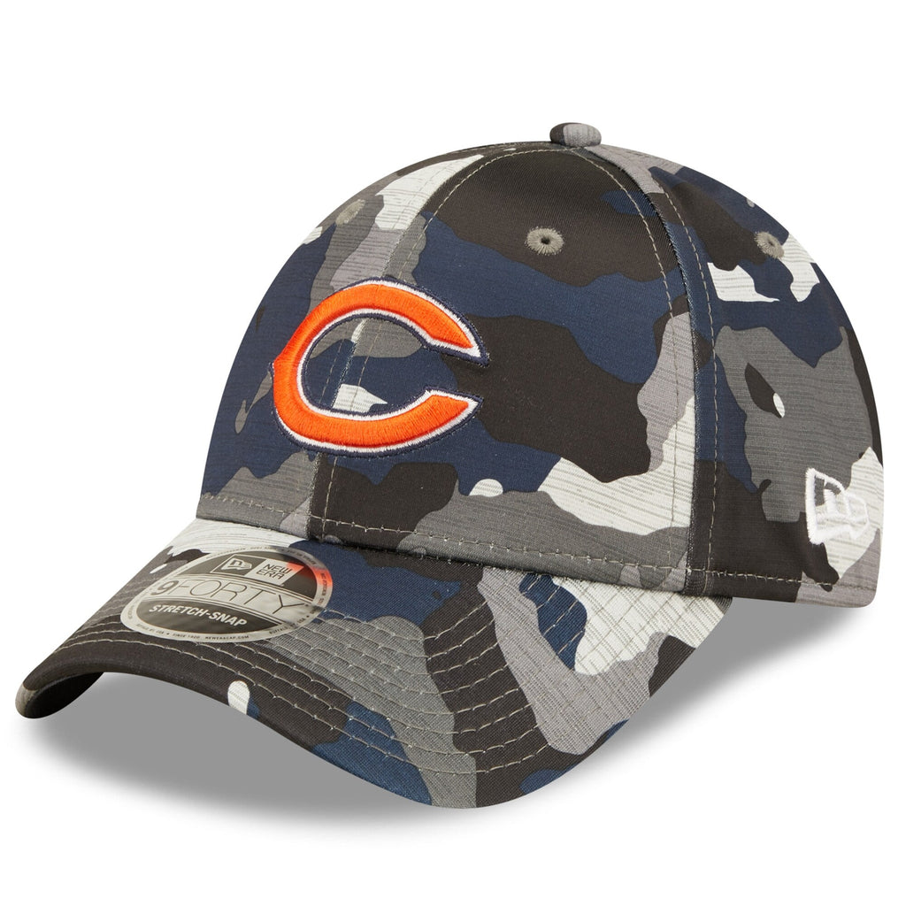 Chicago Bears New Era Camo 2022 NFL Training Camp Official 9FORTY Adjustable Hat for Men product image 1, provided for