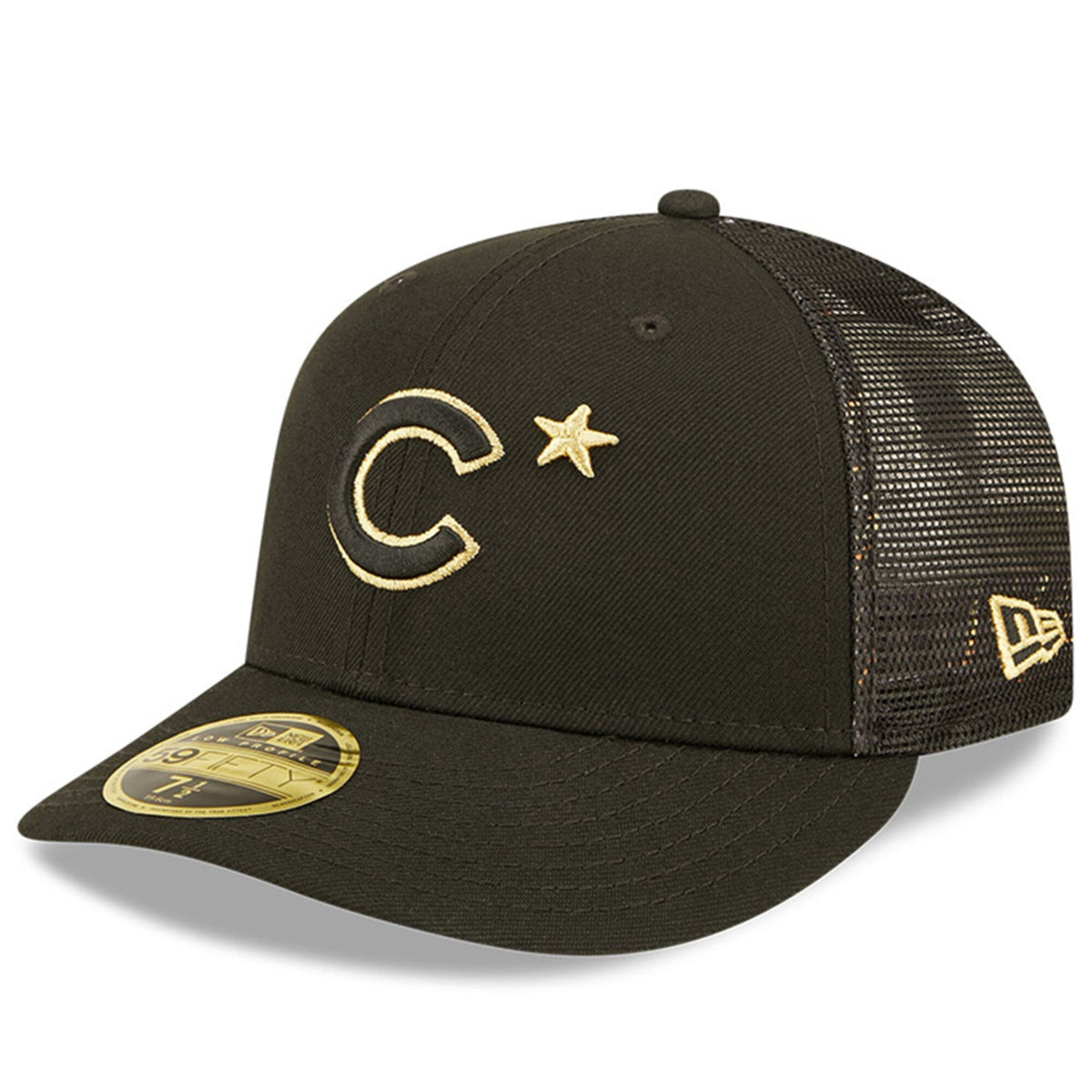 Chicago Cubs New Era Black 2022 MLB All-Star Game On-Field Low Profile 59FIFTY Fitted Hat for Men product image 3, provided