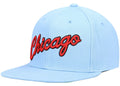 Chicago Bulls Mitchell & Ness Carolina Blue Hardwood Classics Core Snapback Hat for Men product image 1, provided for visual
