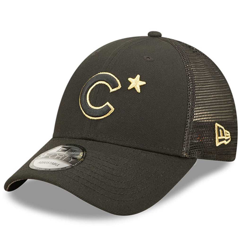 Chicago Cubs New Era 2022 All Star Game Black/Gold 9FORTY Adjustable Hat product image 3, provided for visual reference and