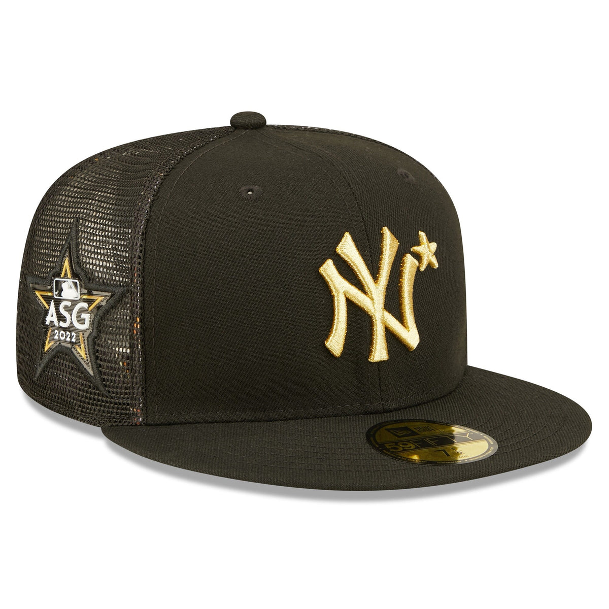 New York Yankees New Era Black 2022 MLB All-Star Game On-Field 59FIFTY Fitted Hat for Men product image 1, provided for