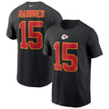 Nike Patrick Mahomes Black Kansas City Chiefs Name & Number T-Shirt for Men product image 1, provided for visual reference