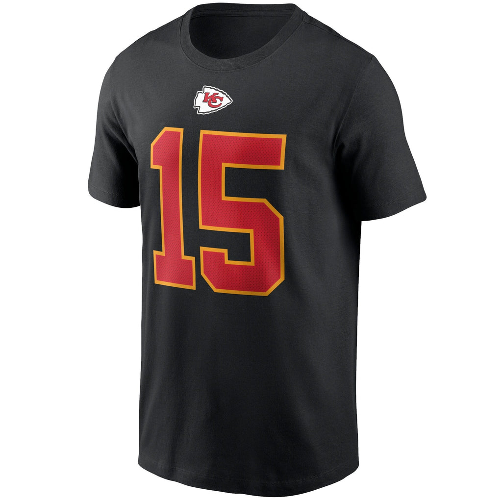 Nike Patrick Mahomes Black Kansas City Chiefs Name & Number T-Shirt for Men product image 2, provided for visual reference