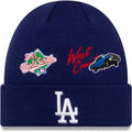 Los Angeles Dodgers New Era Royal 1988 World Series City Transit Cuffed Knit Hat for Men product image 1, provided for