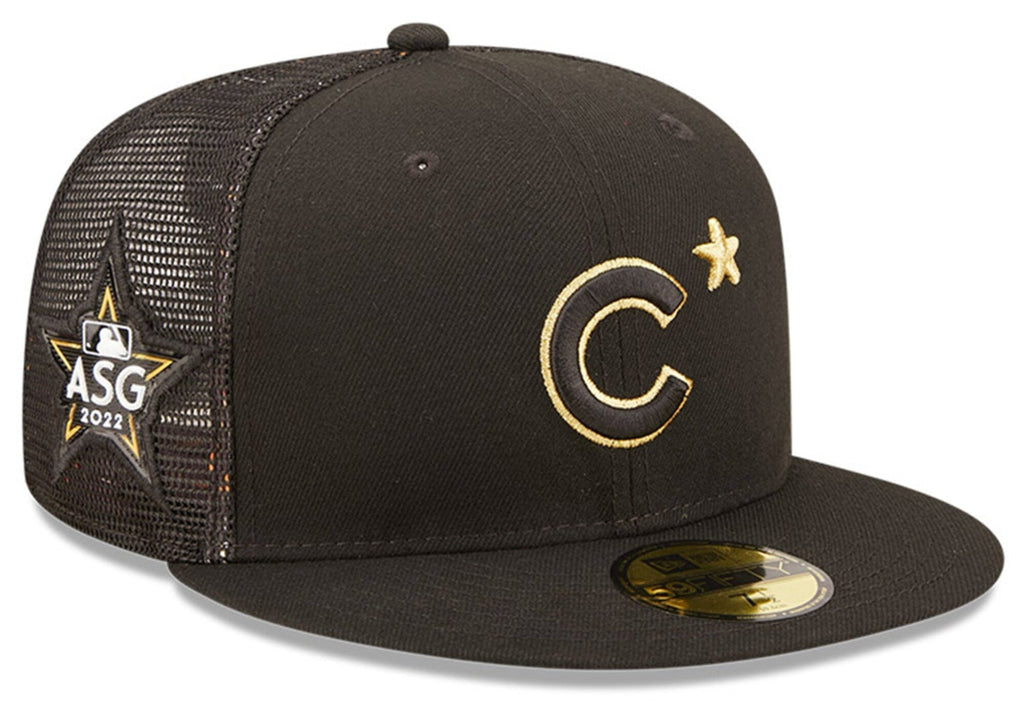 Chicago Cubs New Era Black 2022 MLB All-Star Game On-Field 59FIFTY Fitted Hat for Men product image 1, provided for visual