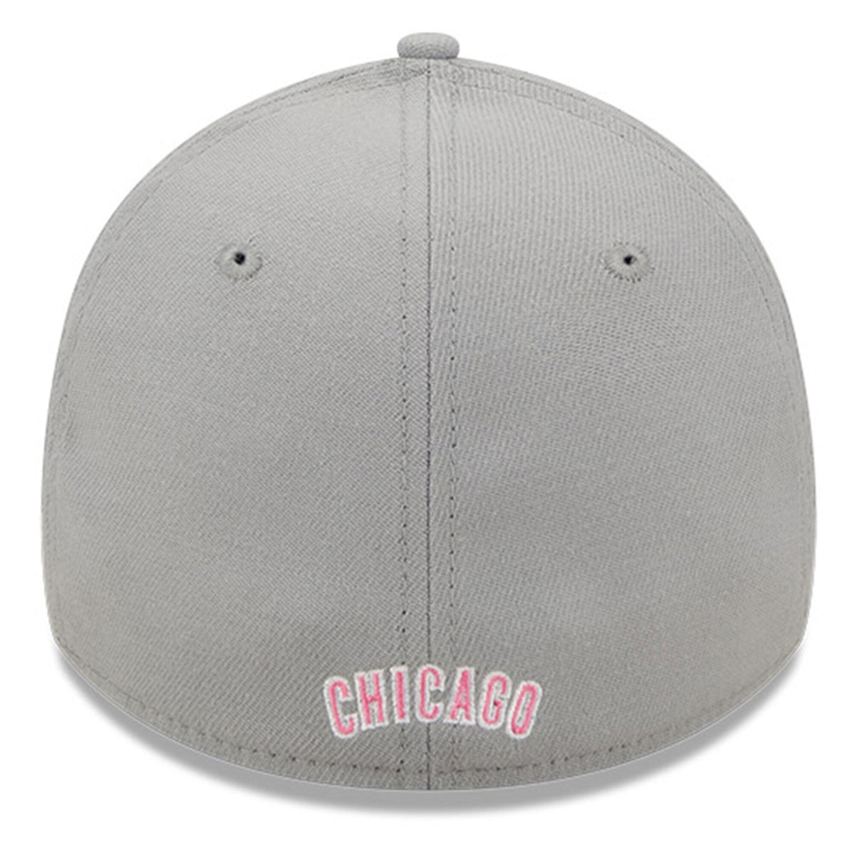 Chicago Cubs New Era Gray/Pink 2022 Mother's Day 39THIRTY Flex Hat for Men product image 4, provided for visual reference