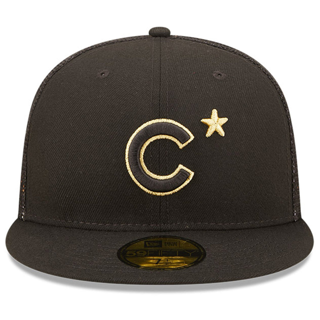 Chicago Cubs New Era Black 2022 MLB All-Star Game On-Field 59FIFTY Fitted Hat for Men product image 2, provided for visual