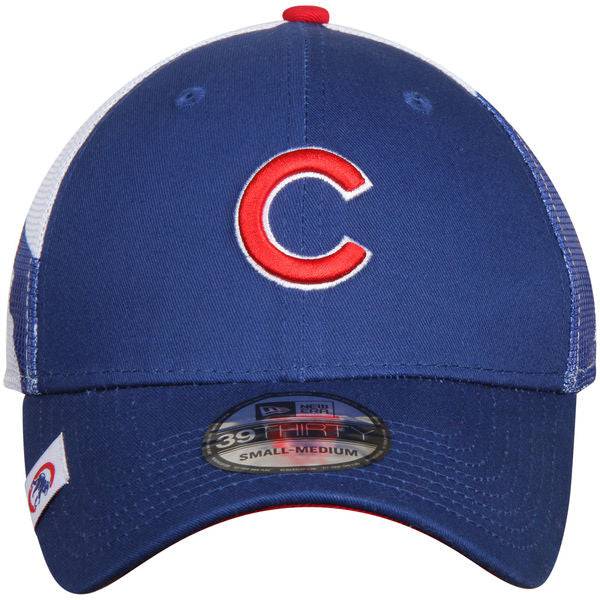Chicago Cubs Logo Wrapped 39THIRTY Flex Fit Cap product image 2, provided for visual reference and product detail review