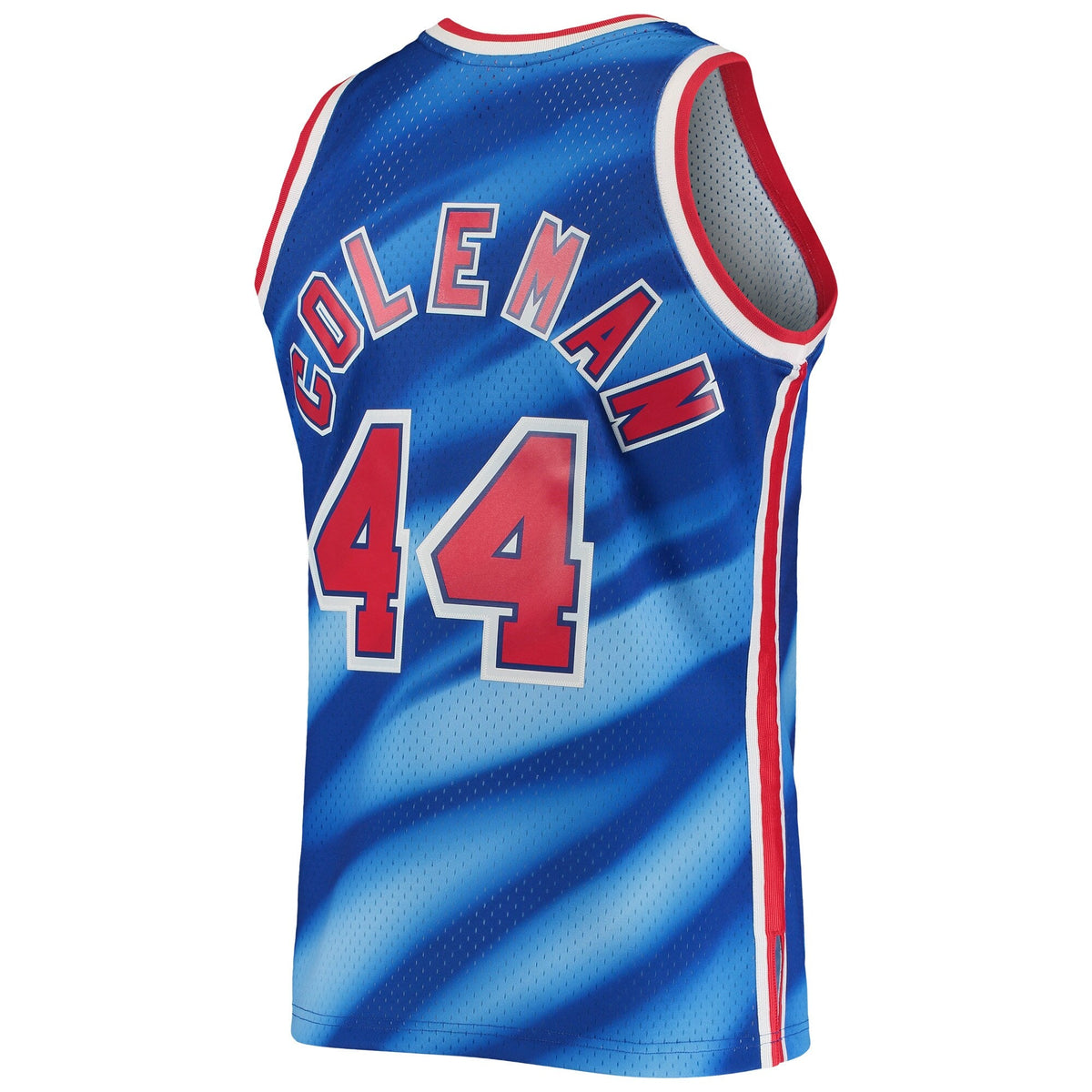 Derrick Coleman New Jersey Nets Mitchell & Ness 1990-91 Hardwood Classics Swingman Jersey - Blue for Men product image 3,