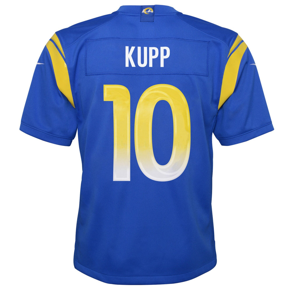 Youth Los Angeles Rams Cooper Kupp Nike Royal Game Jersey product image 3, provided for visual reference and product detail