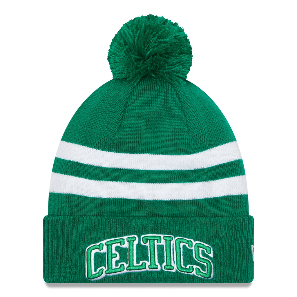 Boston Celtics '21 NBA City Edition New Era Kelly Green Cuffed Knit Hat product image 1, provided for visual reference and
