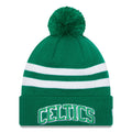 Boston Celtics '21 NBA City Edition New Era Kelly Green Cuffed Knit Hat product image 1, provided for visual reference and