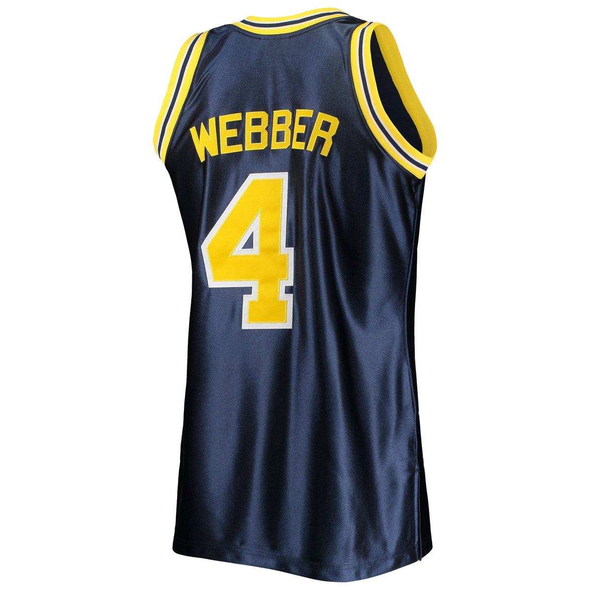 Chris Webber Michigan Wolverines Mitchell & Ness 1991-92 Authentic Throwback College Jersey - Navy product image 3, provided