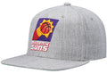 Phoenix Suns HWC Gray Heather 2.0 Mitchell & Ness Snapback Hat product image 1, provided for visual reference and product