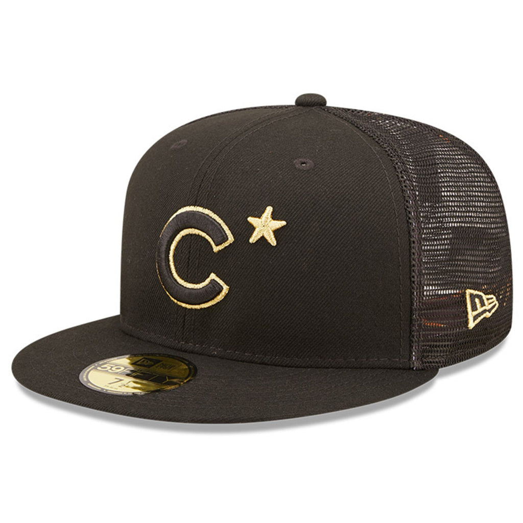 Chicago Cubs New Era Black 2022 MLB All-Star Game On-Field 59FIFTY Fitted Hat for Men product image 3, provided for visual