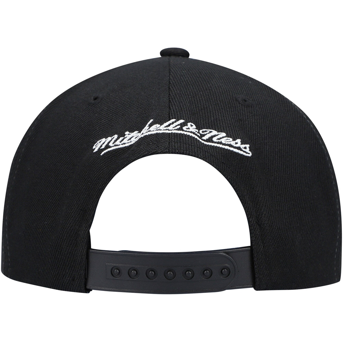 Mitchell & Ness Black Brooklyn Nets Winner Circle Snapback Hat for Men product image 4, provided for visual reference and
