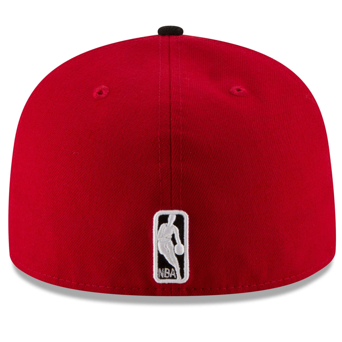 Chicago Bulls New Era Red/Black Official Team Color 2Tone 59FIFTY Fitted Hat for Men product image 4, provided for visual
