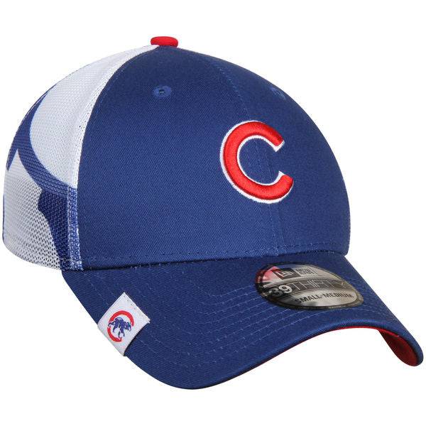 Chicago Cubs Logo Wrapped 39THIRTY Flex Fit Cap product image 3, provided for visual reference and product detail review