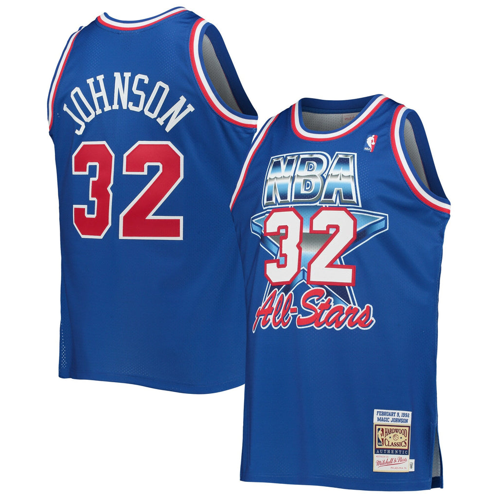 Magic Johnson Western Conference Mitchell & Ness Hardwood Classics 1992 NBA All-Star Game Authentic Jersey - Royal product