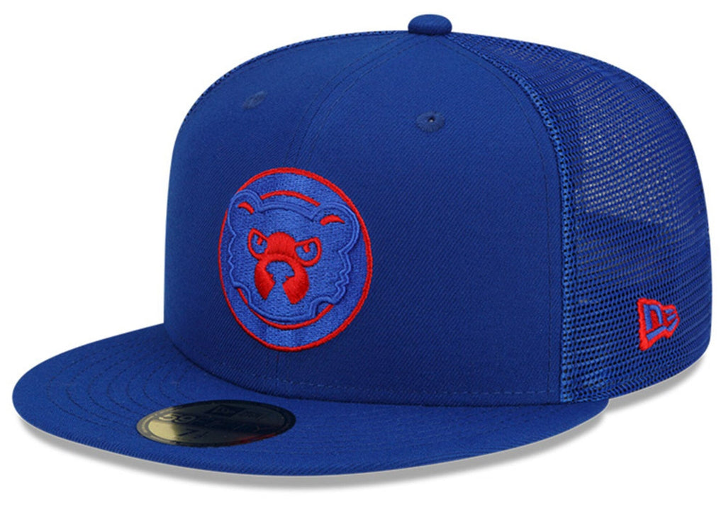 Chicago Cubs New Era Royal Blue Batting Practice 59FIFTY Fitted Hat product image 1, provided for visual reference and