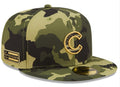 Chicago Cubs New Era 2022 MLB Armed Forces Day On-Field 59FIFTY Fitted Hat - Camo product image 1, provided for visual