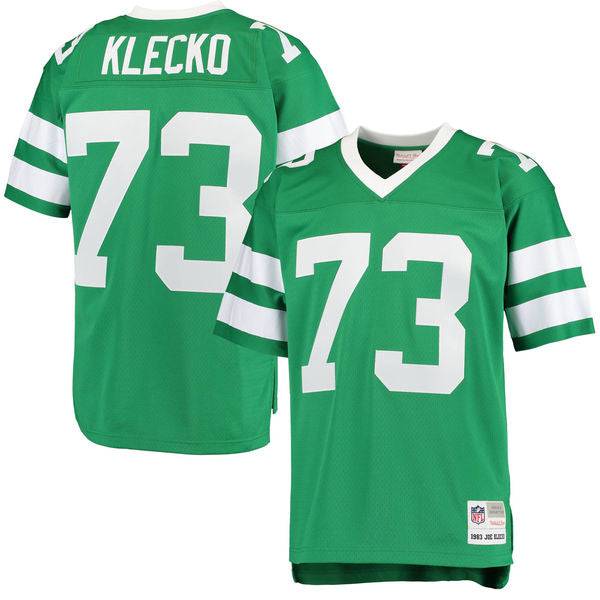 New York Jets Joe Klecko Mitchell & Ness Green Retired Player Replica Jersey for Men product image 1, provided for visual
