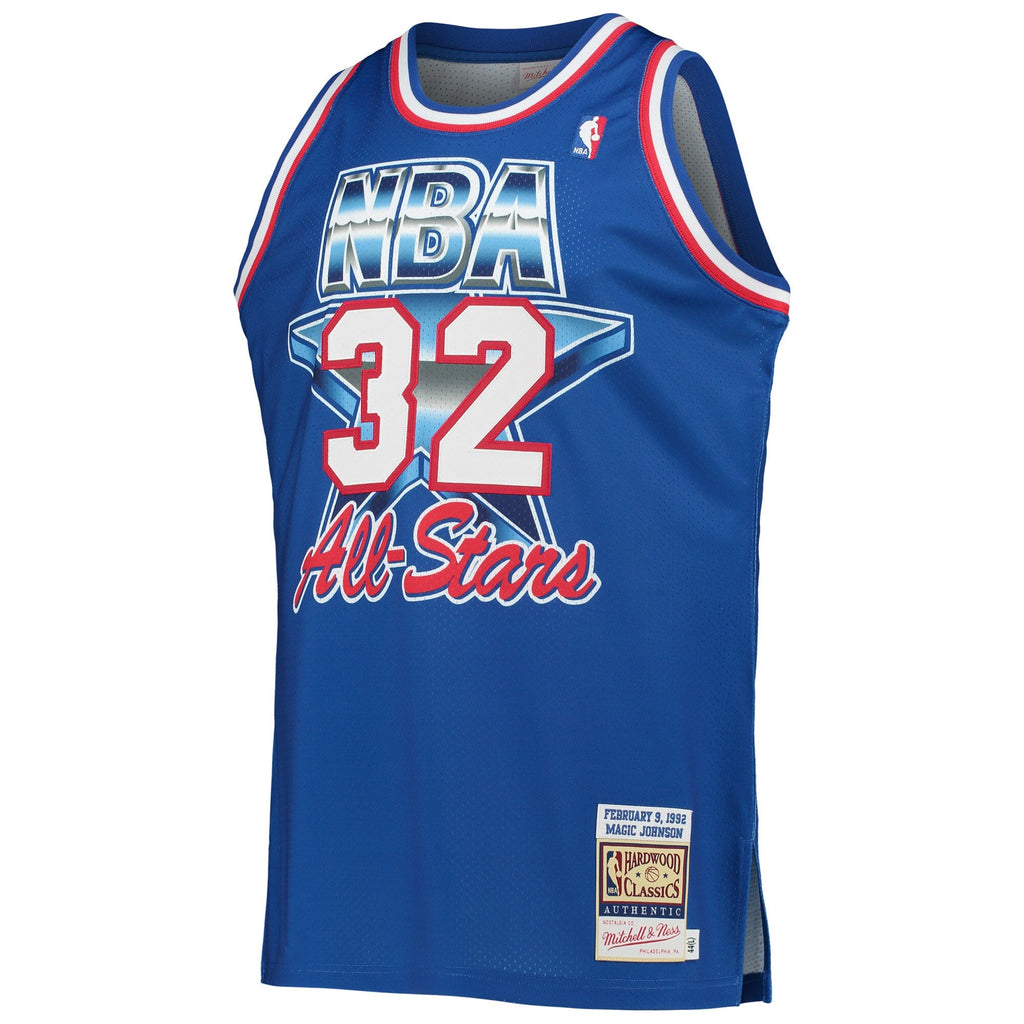 Magic Johnson Western Conference Mitchell & Ness Hardwood Classics 1992 NBA All-Star Game Authentic Jersey - Royal product