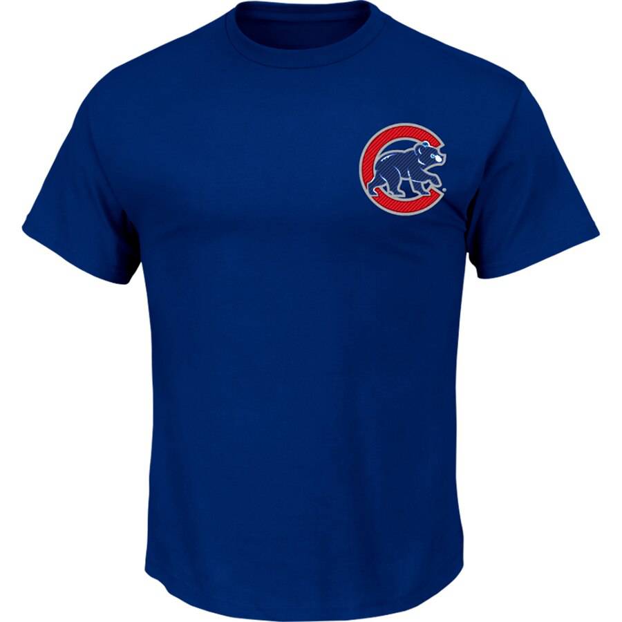 Chicago Cubs Jason Heyward Official Name & Number T-Shirt for Men product image 2, provided for visual reference and product