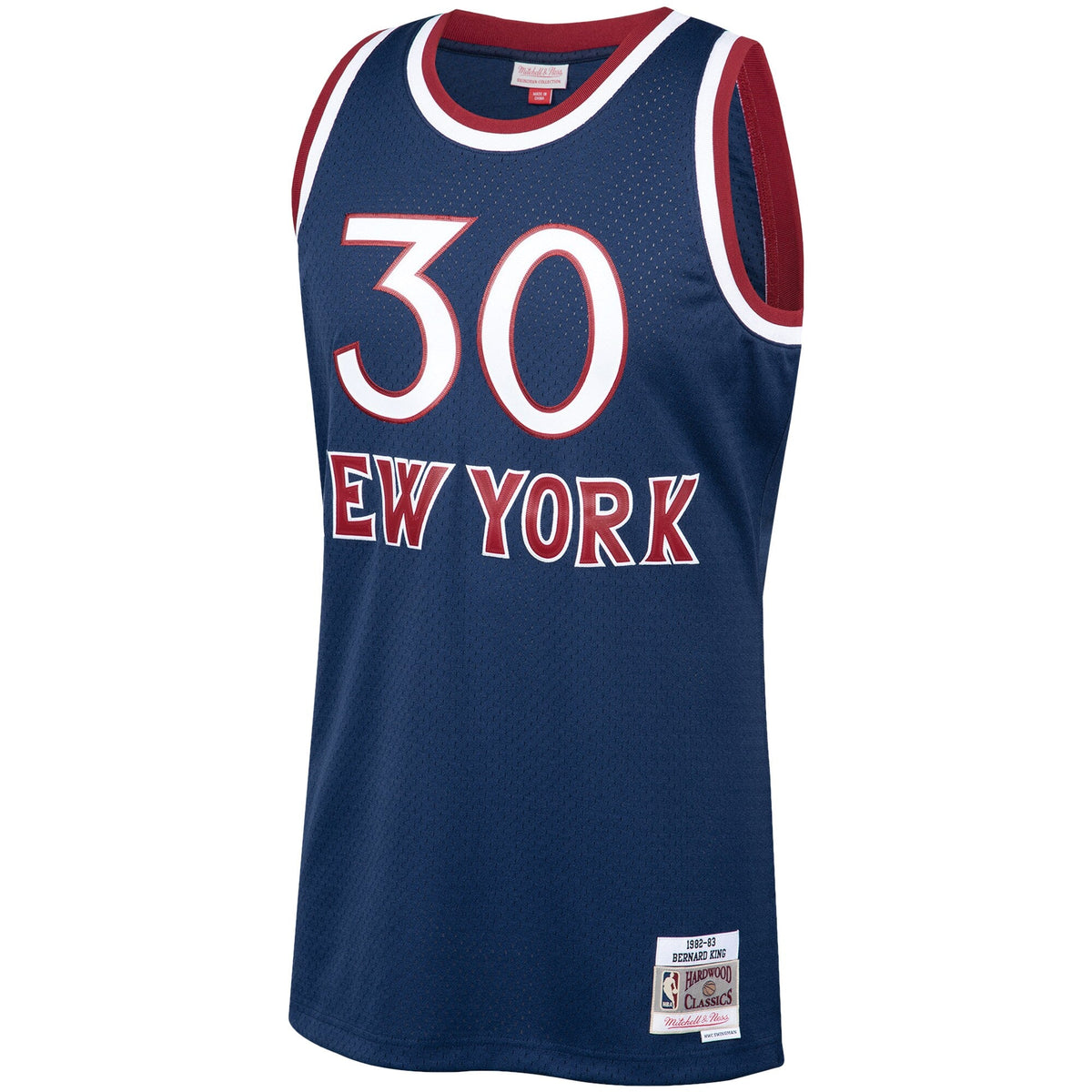 Bernard King New York Knicks Mitchell & Ness 1982-83 Hardwood Classics Swingman Jersey - Navy for Men product image 2,