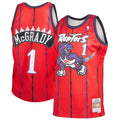 Toronto Raptors Tracy McGrady Mitchell & Ness Red 1998-99 Hardwood Classics Reload 2.0 Swingman Jersey for Men product image