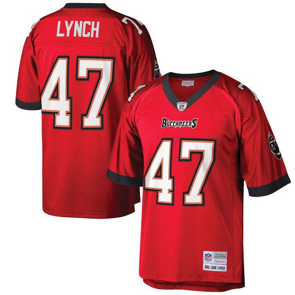Tampa Bay Buccaneers John Lynch Mitchell & Ness Red Retired Player Replica Jersey for Men product image 1, provided for