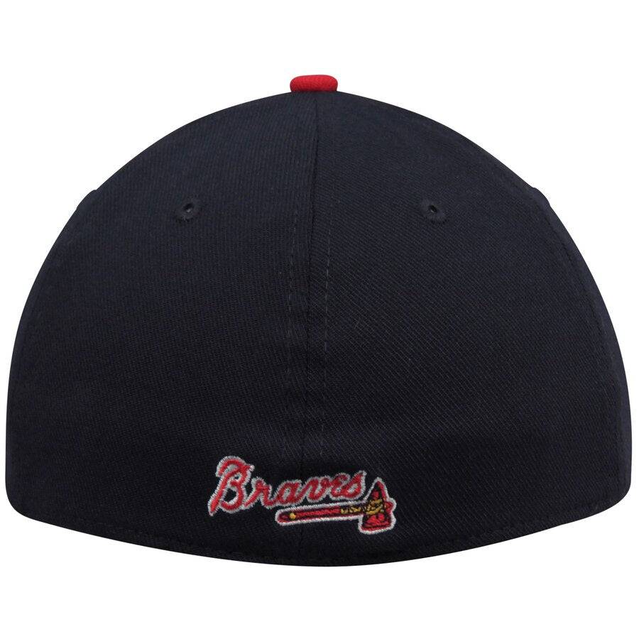 Atlanta Braves Team Classic Home 39THIRTY Flex Hat - Navy for Men product image 3, provided for visual reference and product