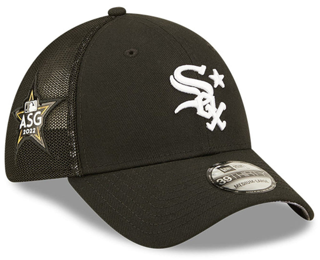 Chicago White Sox New Era 2022 All Star Game Workout Black 39THIRTY Flex Fit Hat product image 1, provided for visual