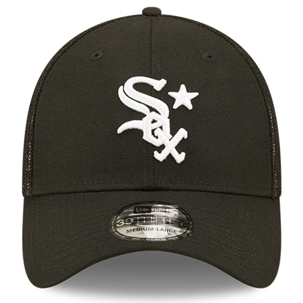 Chicago White Sox New Era 2022 All Star Game Workout Black 39THIRTY Flex Fit Hat product image 2, provided for visual