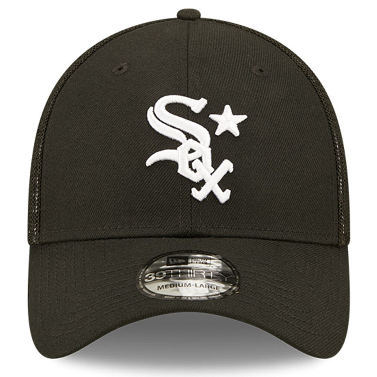 Chicago White Sox New Era 2022 All Star Game Workout Black 39THIRTY Flex Fit Hat product image 2, provided for visual