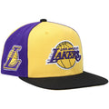 Los Angeles Lakers NBA On The Block Mitchell & Ness Snapback Hat product image 1, provided for visual reference and product