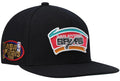 San Antonio Spurs Mitchell & Ness Top Spot NBA 1999 Finals Snapback Hat product image 1, provided for visual reference and