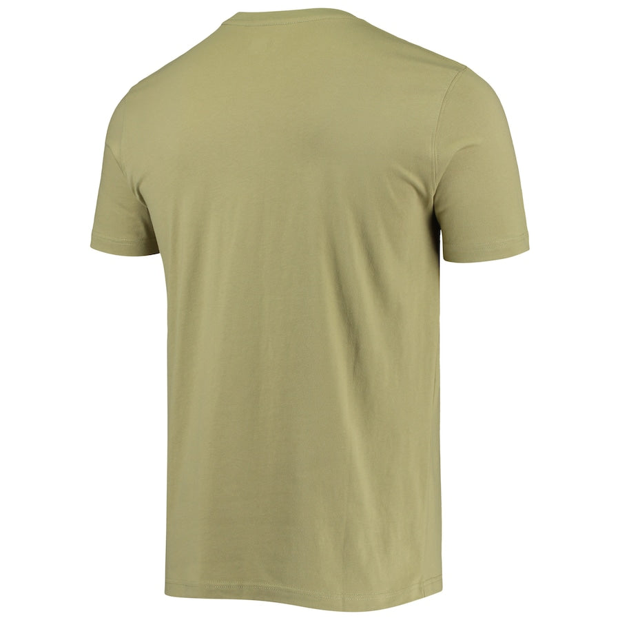 Chicago Cubs Armed Forces Olive New Era T-Shirt for Men product image 3, provided for visual reference and product detail