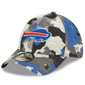 Buffalo Bills New Era Camo 2022 NFL Training Camp Official 39THIRTY Flex Hat for Men product image 1, provided for visual