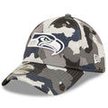 Seattle Seahawks New Era Camo 2022 NFL Training Camp Official 39THIRTY Flex Hat for Men product image 1, provided for visual