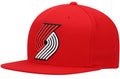 Portland Trail Blazers Ground 2.0 Red Mitchell & Ness Snapback Hat product image 1, provided for visual reference and