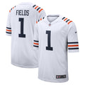 Chicago Bears Justin Fields Nike White Alternate Game Jersey for Men product image 1, provided for visual reference and